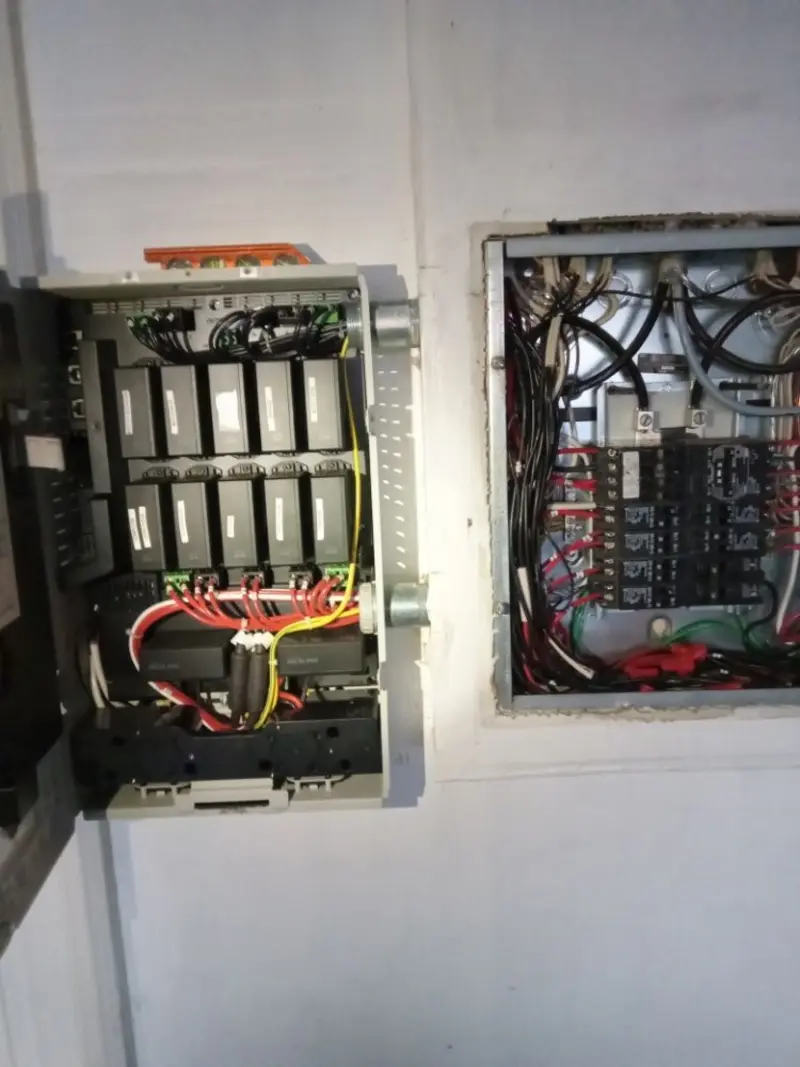 Electrical panel upgrade completed for Ring Doorbell Installation in Reserve